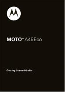 Motorola A45 ECO manual. Camera Instructions.